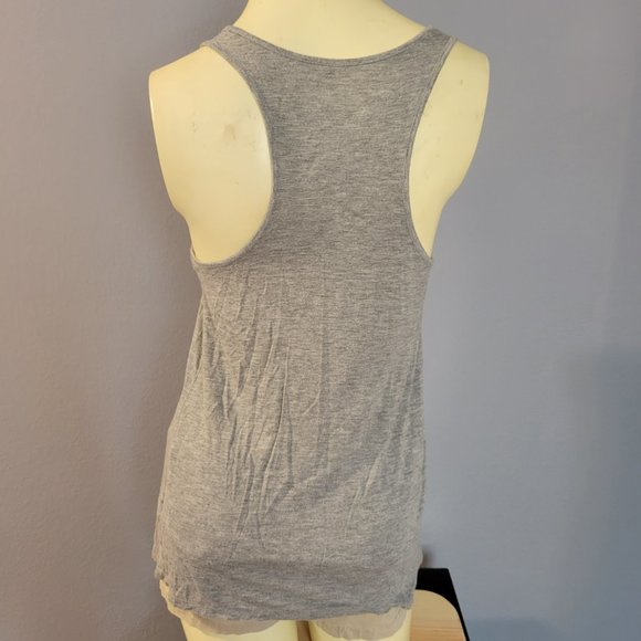 Bear Dance Gray Musical Notes & Cats Tank Top. - Picture 3 of 5